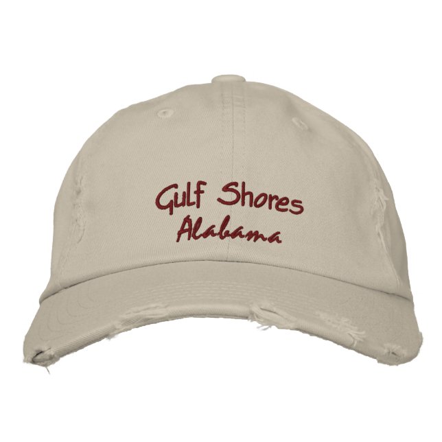 Gorra Bordada Golfo de Alabama (Anverso)