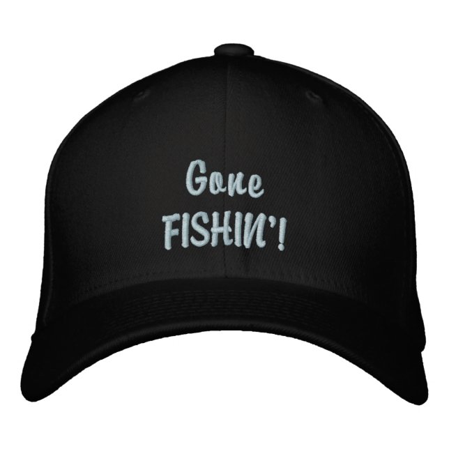 Gorra Bordada Gone Fishin' Anglers CAP (Anverso)
