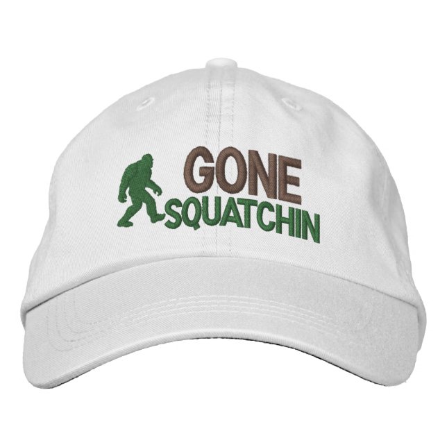 Gorra Bordada Gone Squatchin (Anverso)
