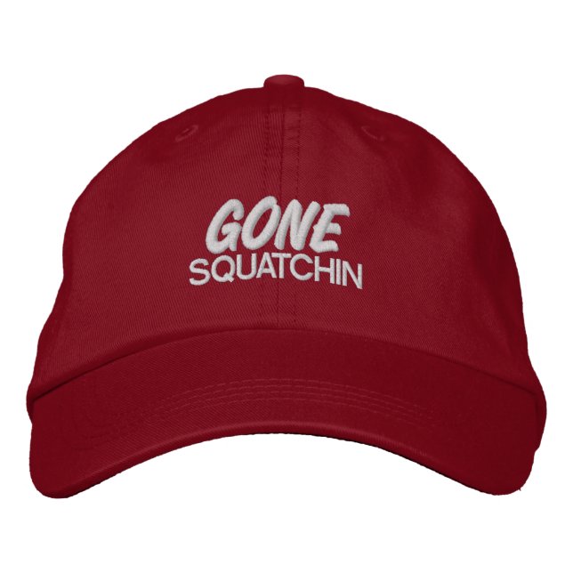 Gorra Bordada Gone Squatchin (Anverso)
