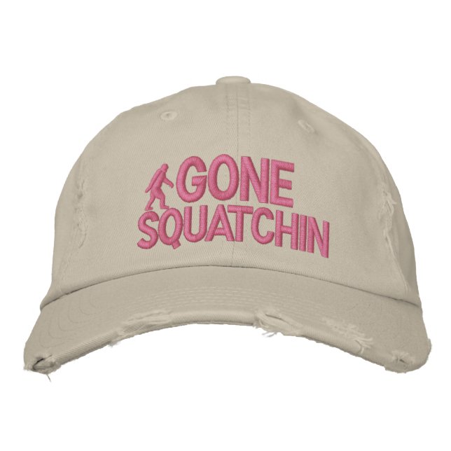 Gorra Bordada Gone Squatchin (Anverso)