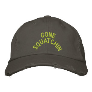 Gorra Bordada Gone Squatchin Embroidery