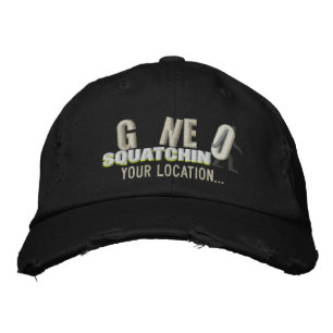 Gorra Bordada GONE SQUATCHIN Personalice su posición Cap