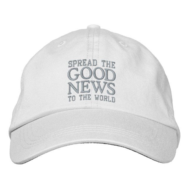 Gorra Bordada GOOD NEWS cap (mujeres) (Anverso)
