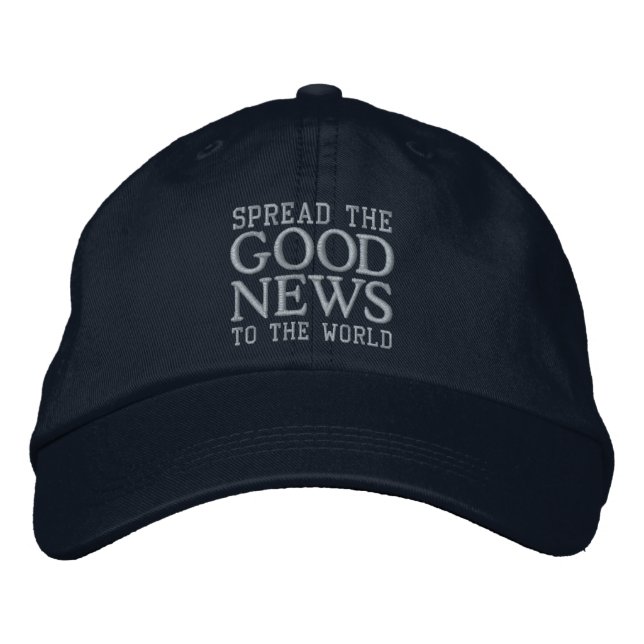 Gorra Bordada GOOD NEWS cap (neutral) (Anverso)