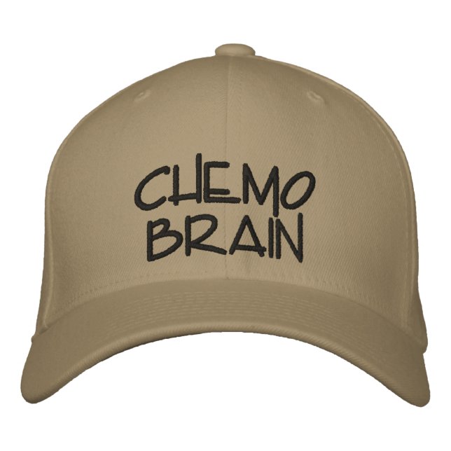 GORRA BORDADA GORRA: CHEMO BRAIN (Anverso)