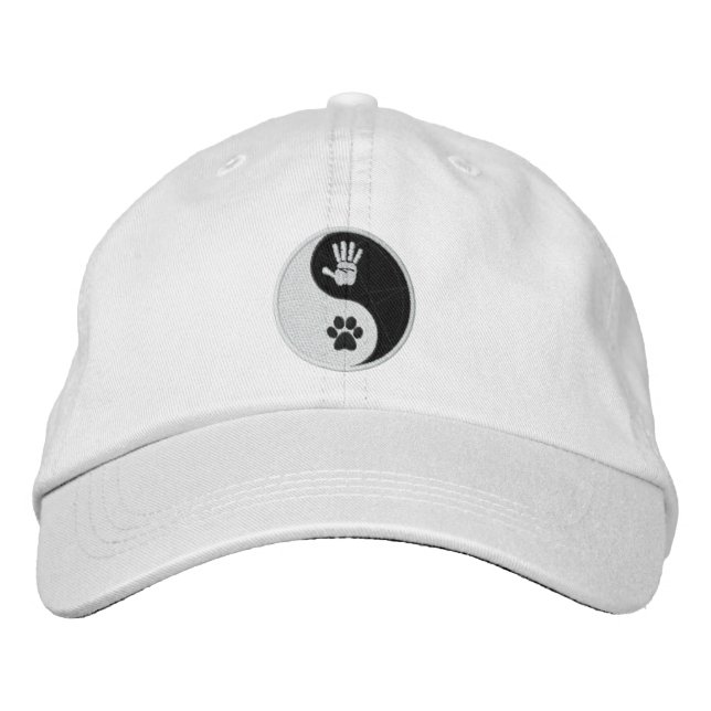 Gorra Bordada Gorras: Sombrero de béisbol HandToPaw (Anverso)
