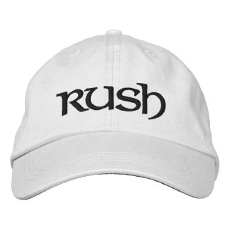 Gorra Bordada Gorrito Rush para los nuevos griegos/fuente+color 