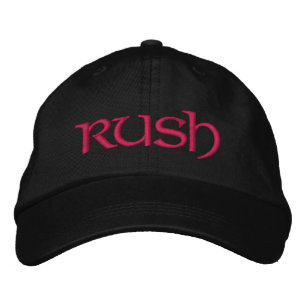 Gorra Bordada Gorrito Rush para los nuevos griegos/fuente+color