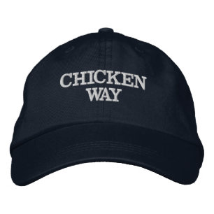 Gorra Bordada Graciosa Novedad papá Chiste CHICKEN WAY