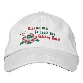 Gorra Bordada Gracioso Beso ahora Frog