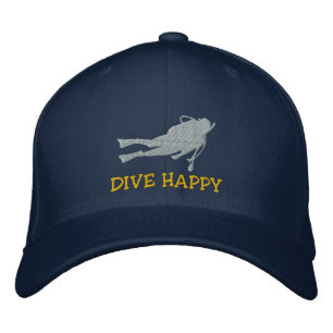 Gorra Bordada Gracioso SCUBA Dive Embroidered Cap