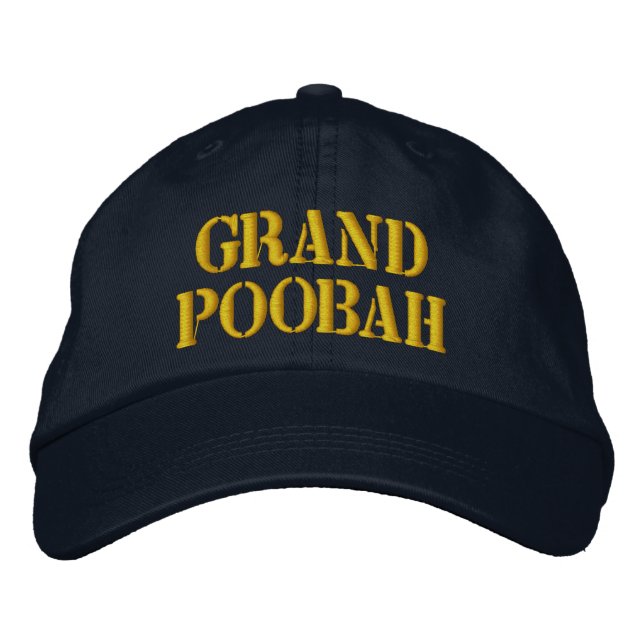 Gorra Bordada GRAND POOBAH Embroidered Cap (Anverso)