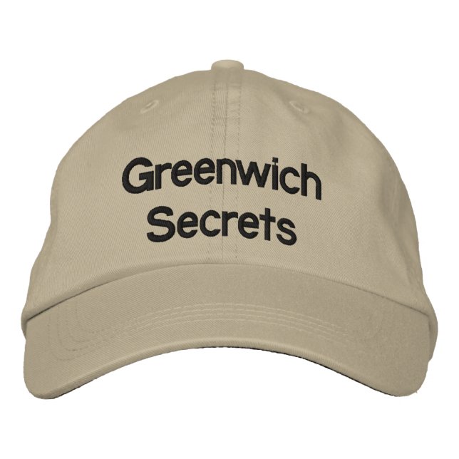 Gorra Bordada Greenwich Secrets (Anverso)
