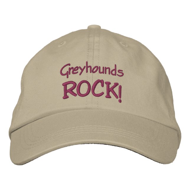 Gorra Bordada Greyhounds Rock Cute (Anverso)
