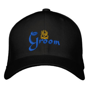 Gorra Bordada Groom Boda Black