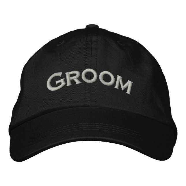 Gorra Bordada Groom Cute Boda (Anverso)