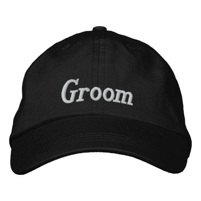 Gorra Bordada Groom Embroidered Cap (Anverso)