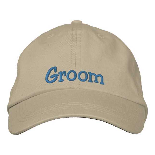 Gorra Bordada Groom Embroidered Cap (Anverso)