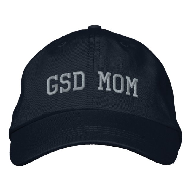 Gorra Bordada GSD Mamá del Pastor Alemán Pastor Mamá Atlética (Anverso)
