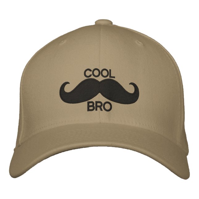 Gorra Bordada GUAY Mustache BRO (Anverso)
