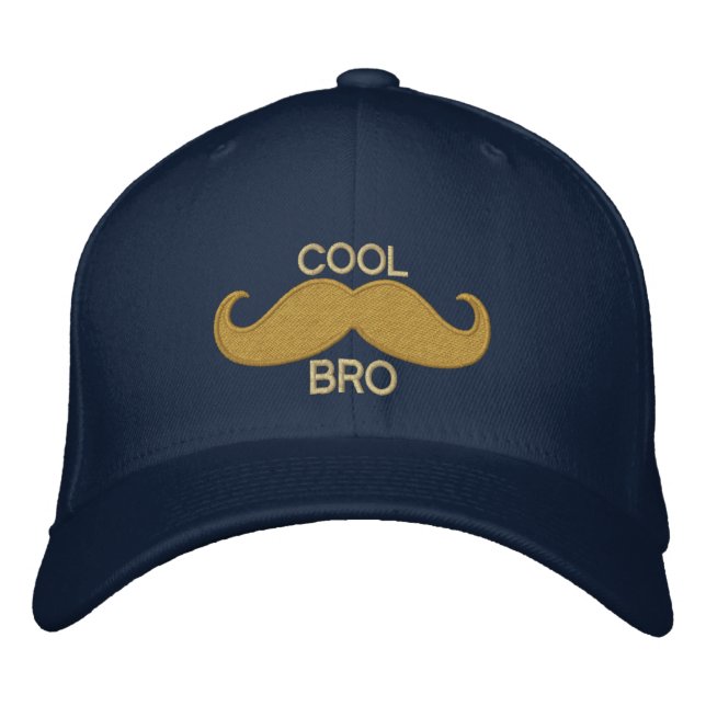Gorra Bordada GUAY Mustache BRO (Anverso)