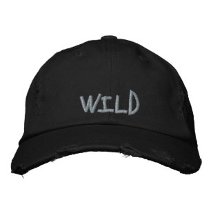 Gorra Bordada Guay Wild Quote Lavender Purple Black Fun
