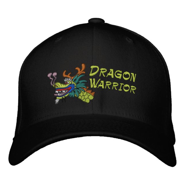 Gorra Bordada Guerrero del barco dragón (Anverso)
