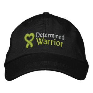 Gorra Bordada Guerrero determinado - Linfoma
