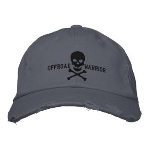 Gorra Bordada Guerrero offroad Large Skull Crossbone