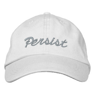 Gorra Bordada Guión blanco rosa claro persistente lindo