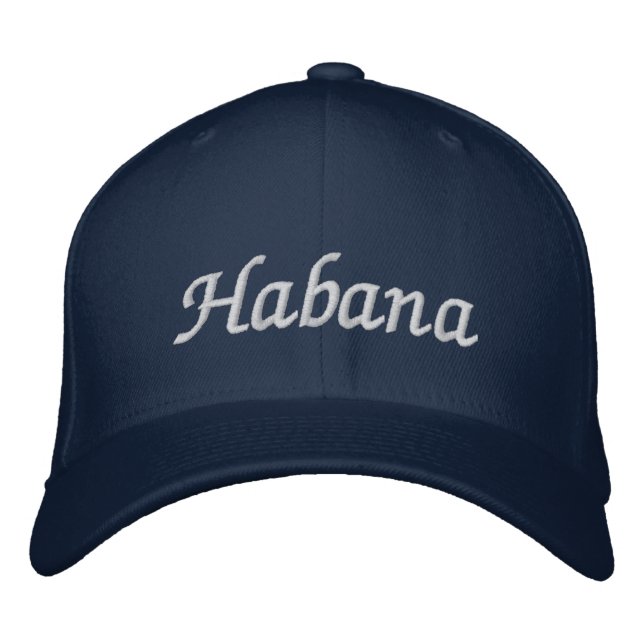 Gorra Bordada Habana Blue (Anverso)