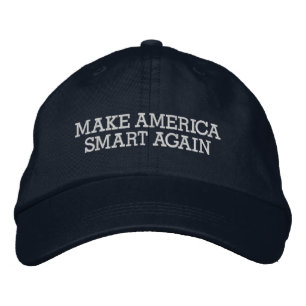 Gorra Bordada Hacer a Estados Unidos inteligente nuevamente cont