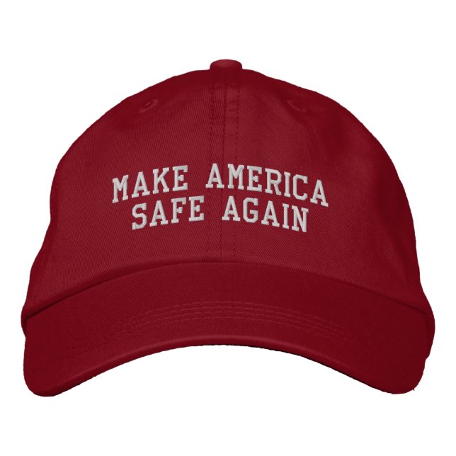 Gorra Bordada Hacer a Estados Unidos seguro de nuevo asedio al s (Anverso)
