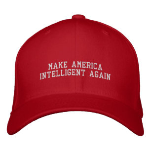 Gorra Bordada Hacer que Estados Unidos vuelva a ser inteligente