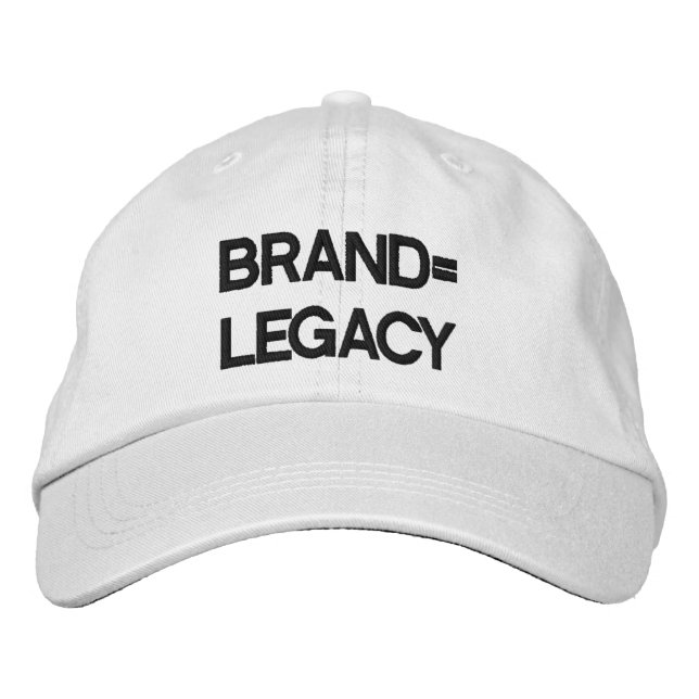 Gorra Bordada haga de su marca su LEGACY (Anverso)