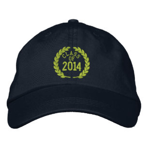 Gorra Bordada Haga su Clase De Su Año Laurels Embroidery