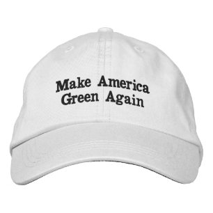 Gorra Bordada "Hagan verde a Estados Unidos otra vez"