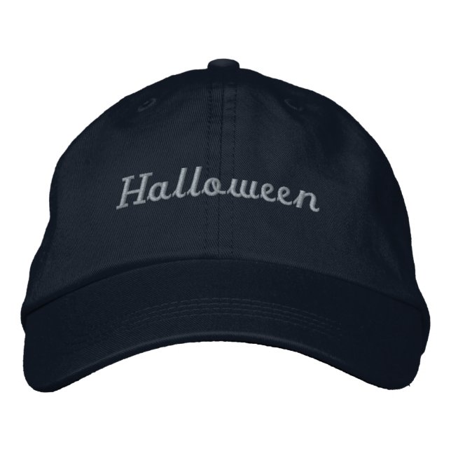 Gorra Bordada Halloween divirtiéndose con amigos Handsome-Gorra (Anverso)