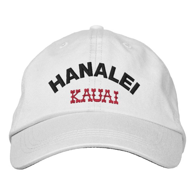 Gorra Bordada Hanalei Kauai Hawaii (Anverso)