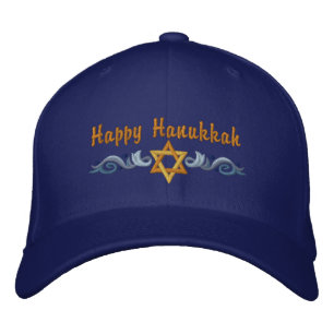 Gorra Bordada Hanukkah Greeting