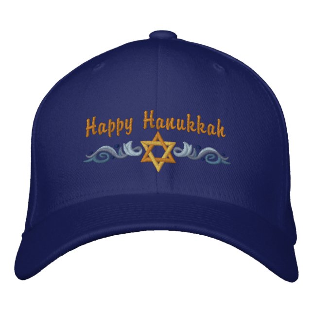 Gorra Bordada Hanukkah Greeting (Anverso)