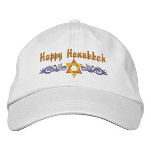 Gorra Bordada Hanukkah Greeting