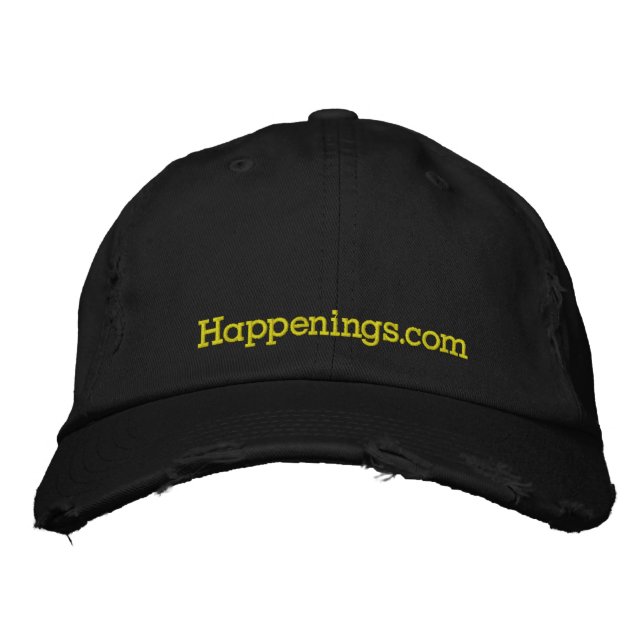 Gorra Bordada Happenings.com (Anverso)