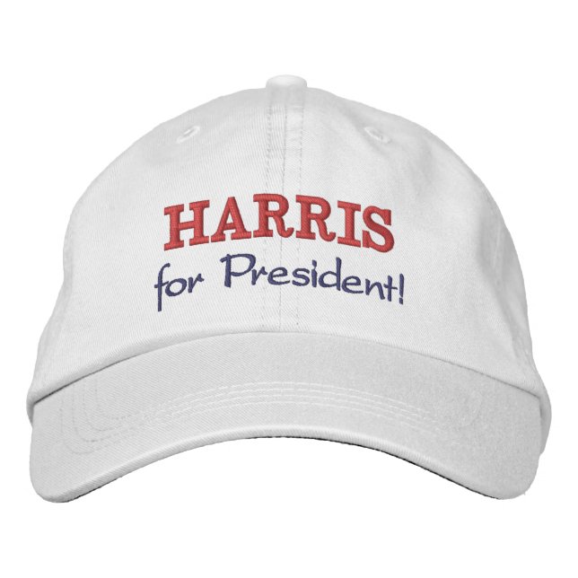 Gorra Bordada Harris por el presidente (Anverso)