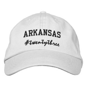 Gorra Bordada Hashtag de Arkansas del estado de Estados Unidos 2