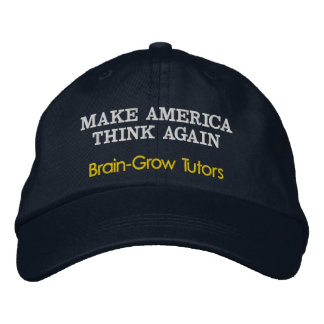 Gorra Bordada Haz que América Piense de Nuevo
