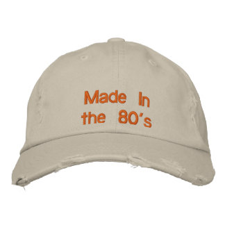 Gorra Bordada Hecho en los 80