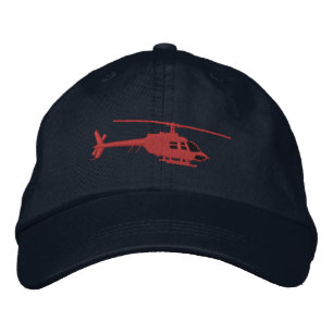 Gorra Bordada Helicopter Urban Chopper Silhouette Flying