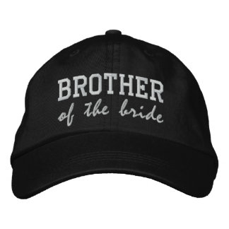 Gorra Bordada Hermano de la novia / Groom